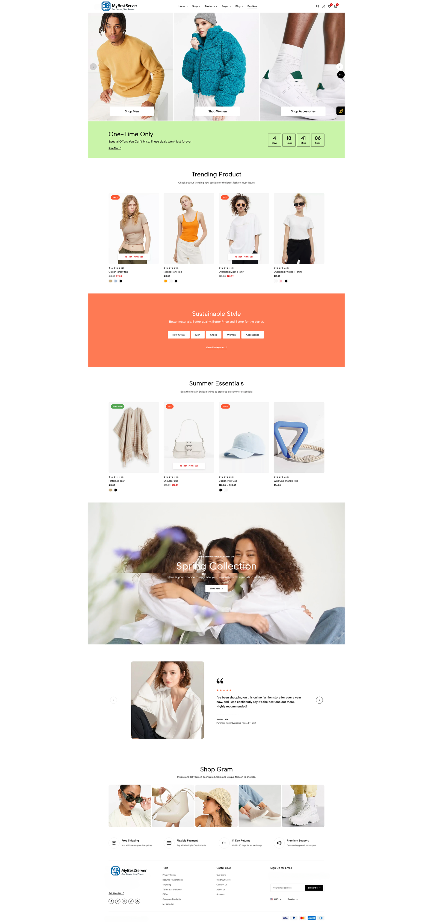 Classic E-Commerce Theme