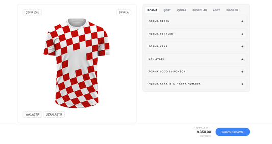 Formanı Tasarla – Canlı Forma Konfigüratörü + Web Sitesi | MyBestServer