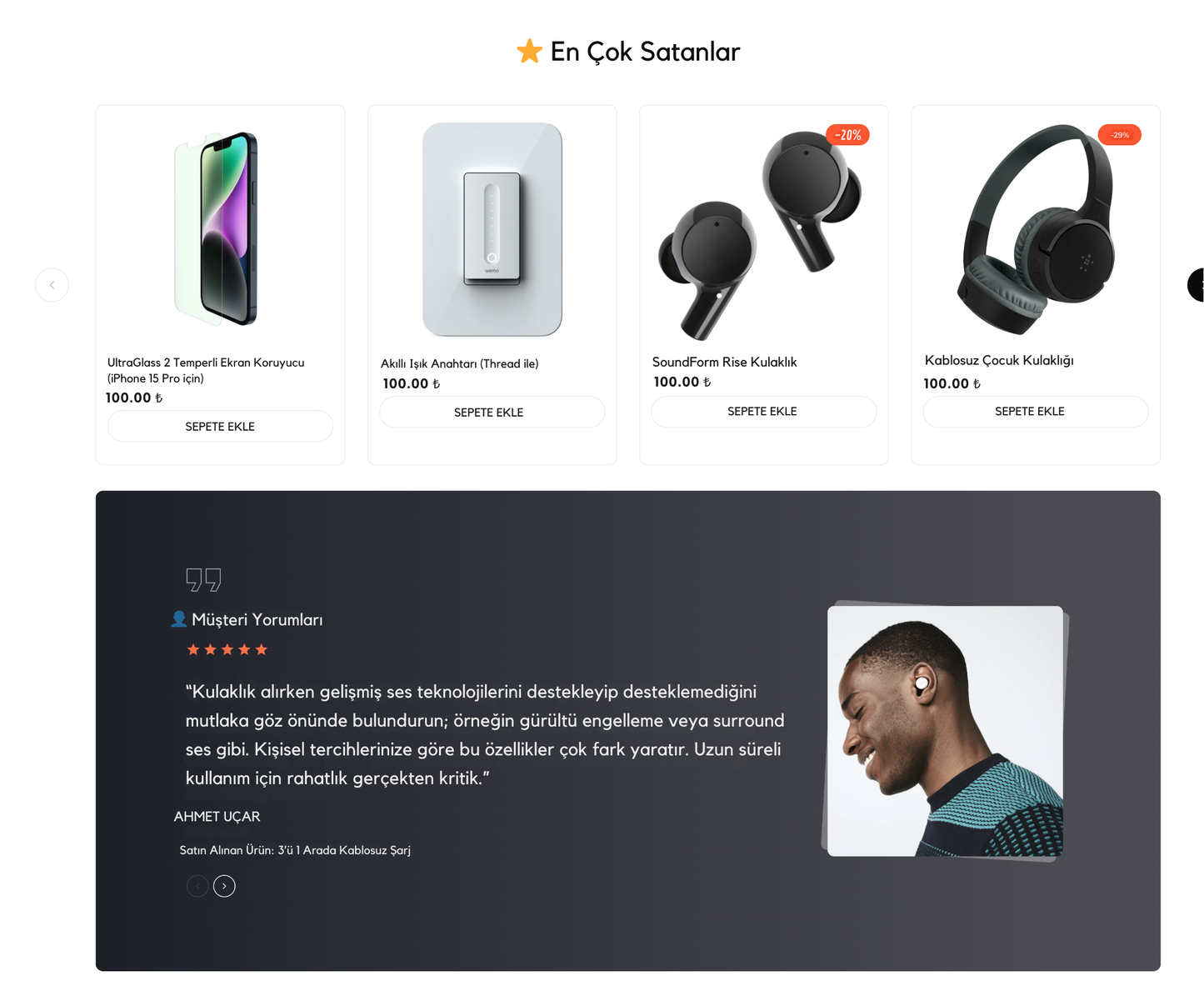 Electronic Accessories Theme