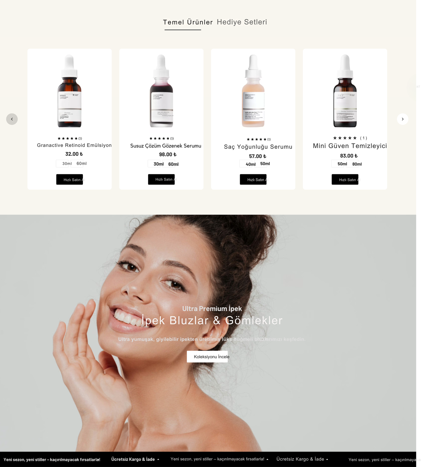Skin Care Ecommerce Theme