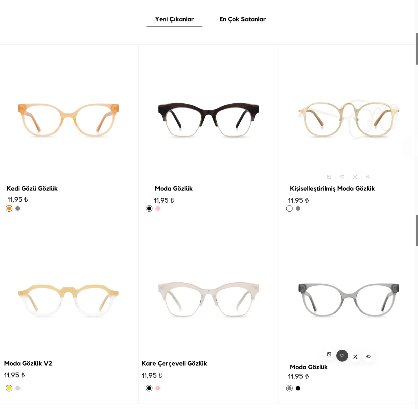 Eyeglasses/Optician E-Commerce Theme