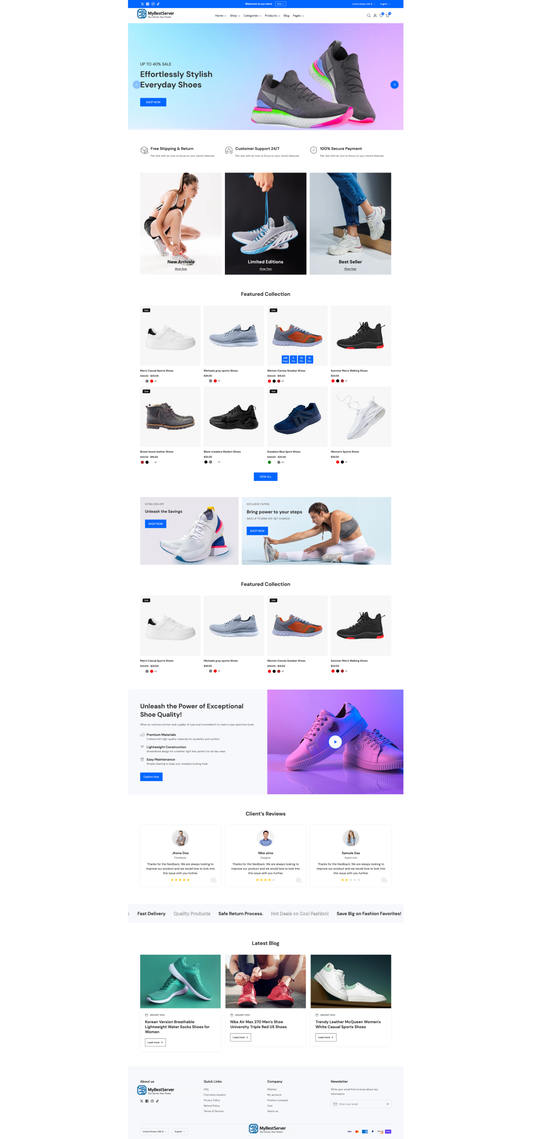 Sneaker Mağaza Teması