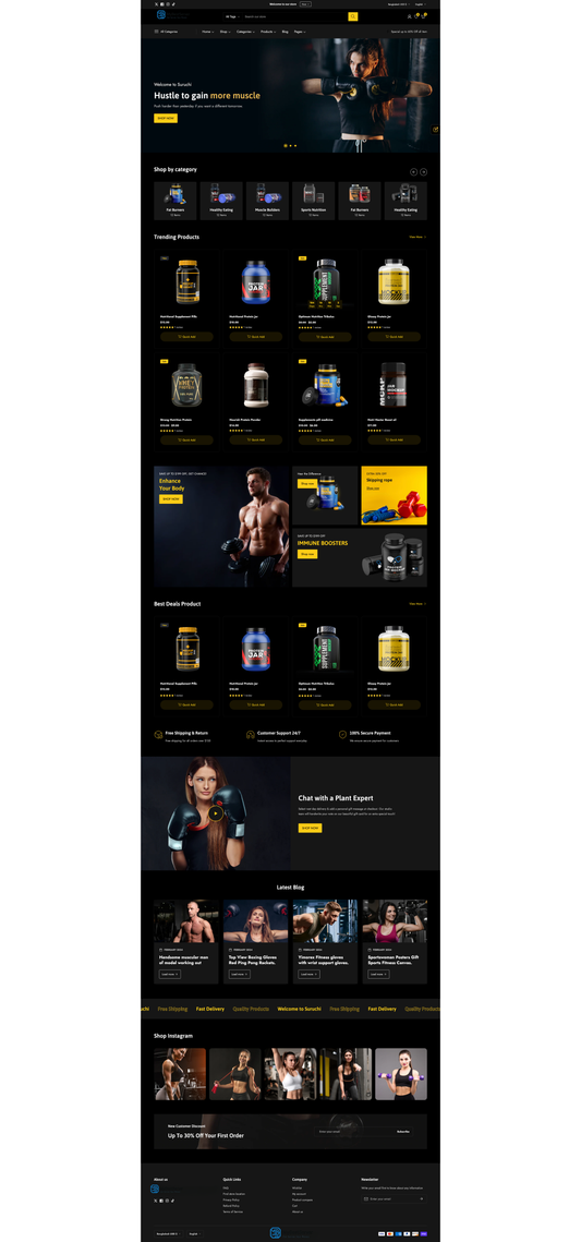 Supplement Satış Teması