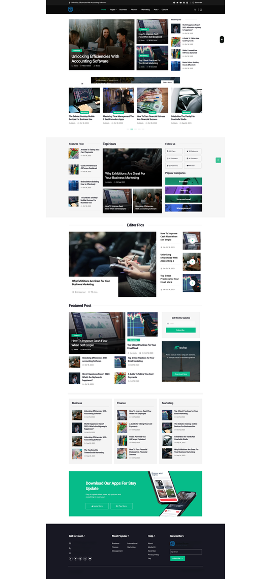 İşletme Magazin Teması
