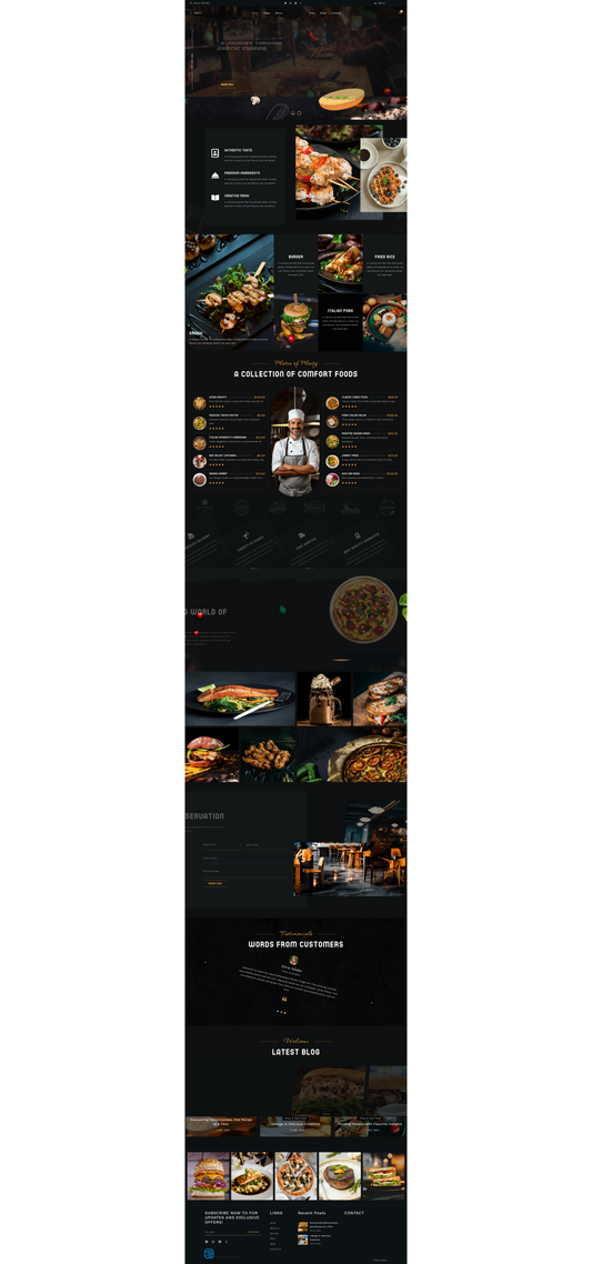 Restaurant Teması