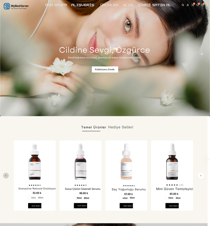 Skin Care Ecommerce Theme